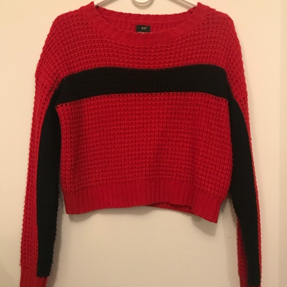 Red & Black Striped Sweater - Picture 1 of 2